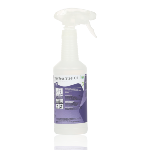 Stainless Steel Oil | 500ml Spray bottle | RVS olie - A004068