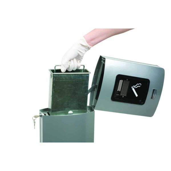 Rubbermaid Metropolitan Smoker’s Station zwart – FGR93400SM - Afbeelding 5