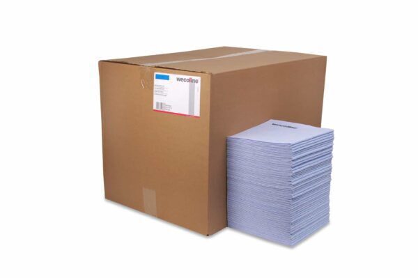Reinigingsdoek 135gr/m2 non-woven blauw 400/ds – 02035030