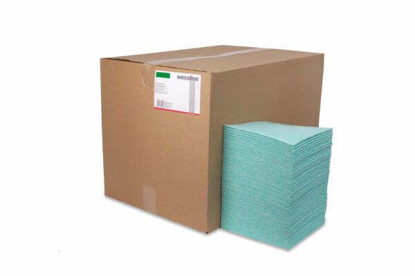 Reinigingsdoek 135gr/m2 non-woven groen 400/ds – 02035034