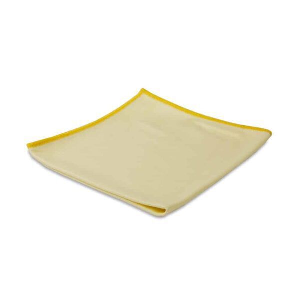 Wecoline Microvezel glas- en metaaldoek 40x40cm geel - 03013101