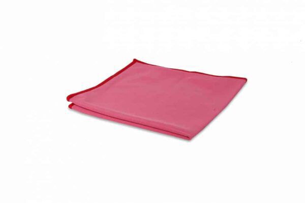 Wecoline Microvezel glas- en metaaldoek 40x40cm rood - 03013102