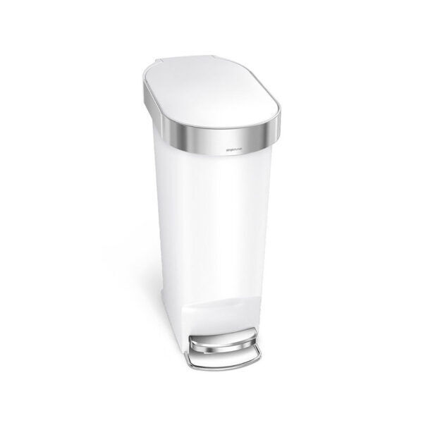 Slim Pedaalemmer 40 liter Wit - VB 023632 - Afbeelding 2