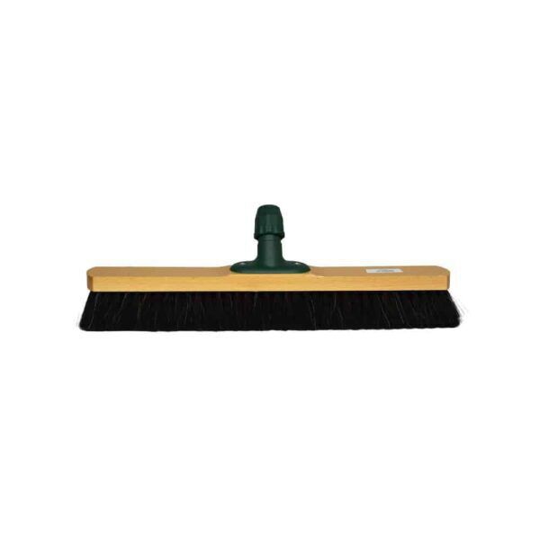 Zaalveger hout met universele steelbevestiging gemengd haar 50cm - 10120324