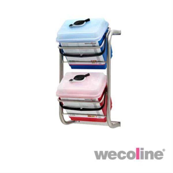 RVS wandhouder voor 2 emmers Clean 'n Easy - 10554569