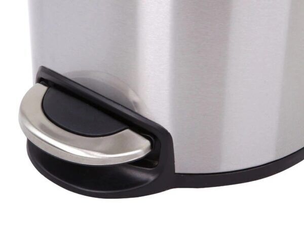 Serene pedaalemmer 5 liter met metalen Binnenemmer mat RVS - VB 921506 - Afbeelding 2