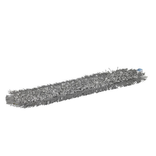 Vikan Klamvochtige mop, Klittenband 90 cm Grijs - 549695 - grijs