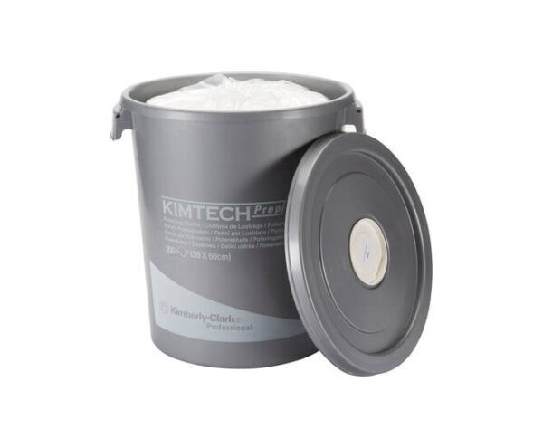 Kimtech® polish doek 1-laags wit 60x39cm inclusief emmer - 7213 - Afbeelding 2