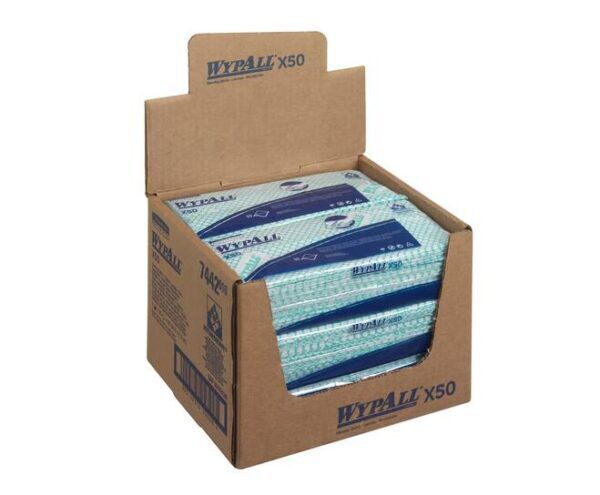WypAll® sopdoek X50 Hydroknit® 1-laags groen 6x50st - 7442