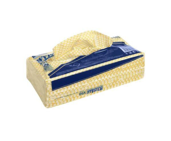WypAll® sopdoek X50 Hydroknit® 1-laags geel 6x50st - 7443 - Afbeelding 2
