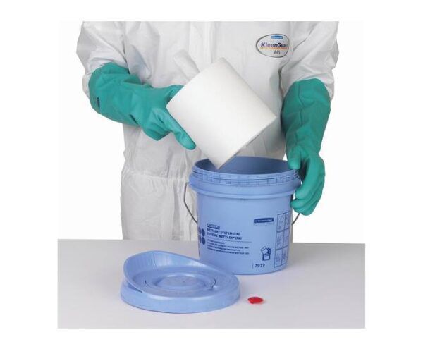 Kimtech® poetsdoek Wettask dispenser emmer blauw - 7919 - Afbeelding 2