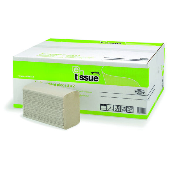 E-Tissue Multifold Handdoekpapier 2-laags  25x150/doos - 227324