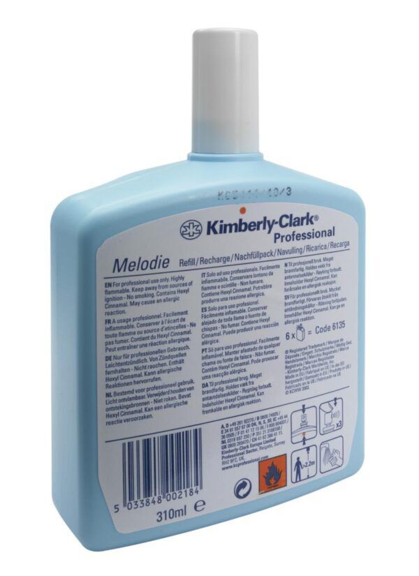 Kimberly-Clark Professional® luchtverfrisser Melodie, navulling, 310ml, 6st/doos  - 6135