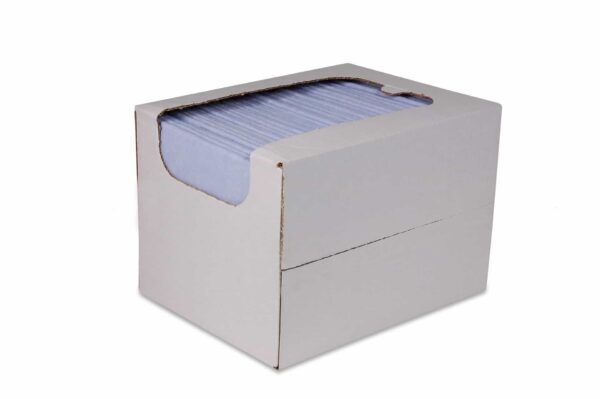 Reinigingsdoek 135gr/m2 non-woven (in dispenserdoos) blauw 50/ds - 02035000
