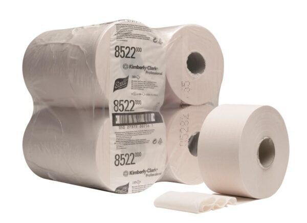 Scott® toiletpapier Performance, mini-jumbo, 2-laags, wit, 474vel/rol, 12rol/doos - 8522
