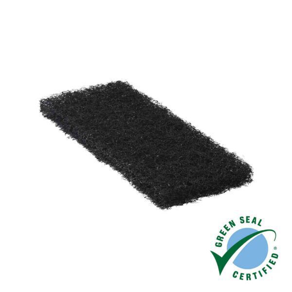 Scrubba handpad zwart, 9,5x15cm - 20000198