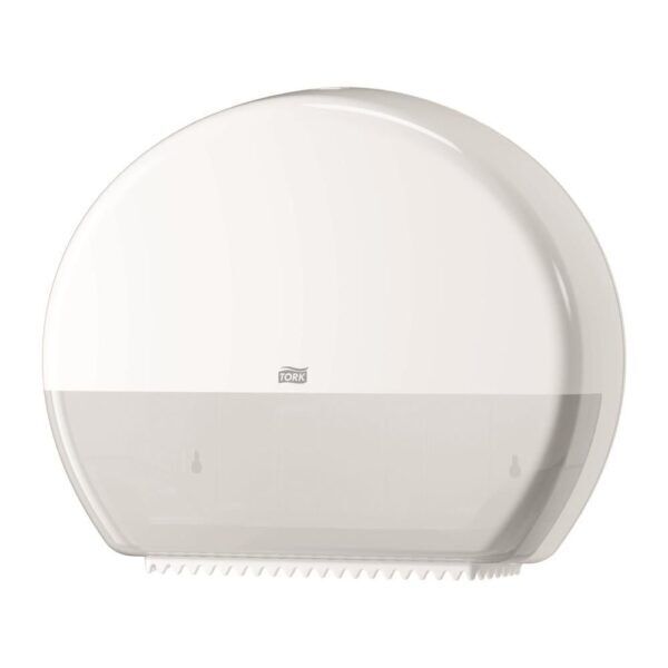 Tork Jumbo Toiletpapier Dispenser, wit, kunststof, Elevation-Line - 554000