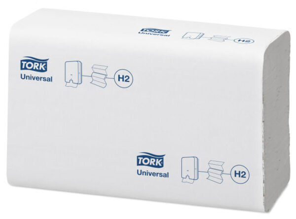 Tork Xpress® Multifold Handdoek Universal, 2-laags, wit, 24x21cm, 20x237st, 4.740st/doos -   150299