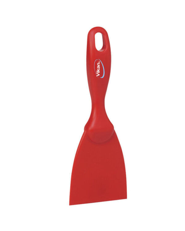 Vikan Hygiene Handschraper Recht 75mm -   40604 - rood