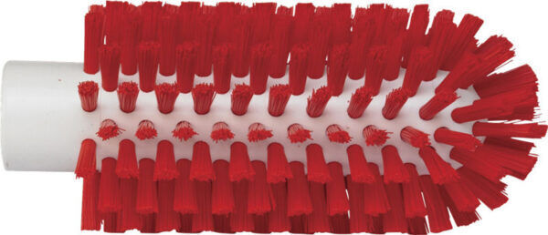 Vikan Hygiene Pijpenborstel 63mm met Steelaansluiting Hard - 5380634 - rood