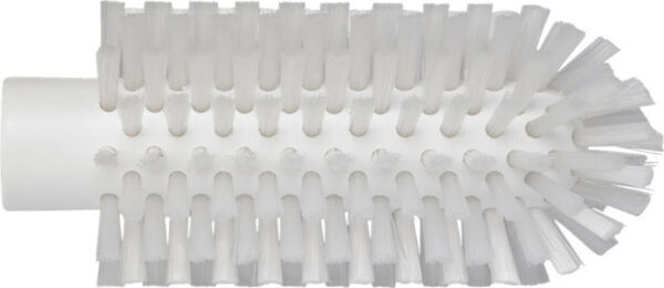 Vikan Hygiene Pijpenborstel 63mm met Steelaansluiting Hard - 5380635 - wit