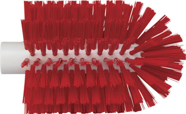 Vikan Hygiene Pijpenborstel 103mm met Steelaansluiting Medium - 53801034 - rood