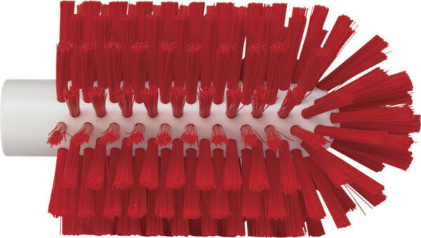 Vikan Hygiene Pijpenborstel 90mm met Steelaansluiting Medium - 5380904 - rood