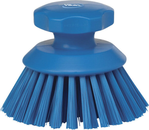 Vikan Hygiene Ronde Werkborstel Hard 11cm - 38853 - blauw