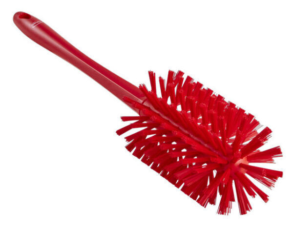 Vikan Ultra Hygiene Pijpborstel 90mm Medium/Hard - 5381904 - rood