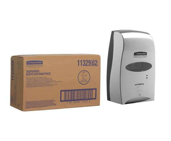 Kimberly-Clark Professional® zeepdispenser No Touch geborsteld chroomstaal - 11329 - Afbeelding 2
