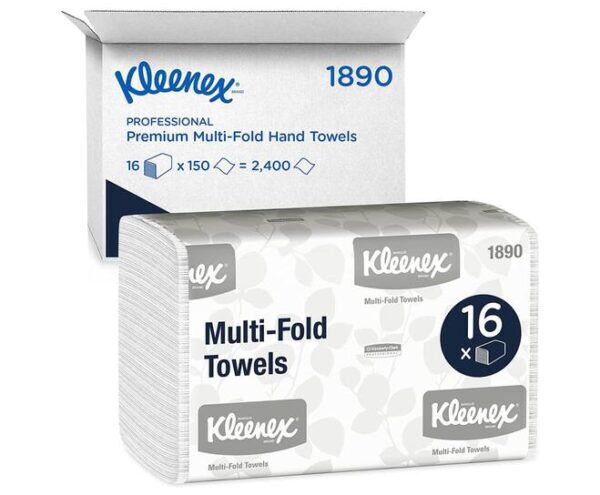 Kleenex® handdoek Multifold 1-laags wit 16x150st - 8201890