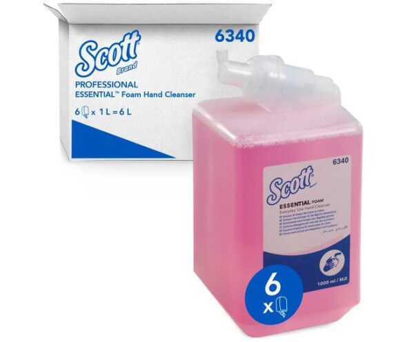 Kleenex® handreiniger voor dagelijks gebruik luxe foam roze 6x1L/ds - 6340