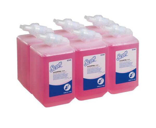 Kleenex® handreiniger voor dagelijks gebruik luxe foam roze 6x1L/ds - 6340 - Afbeelding 2