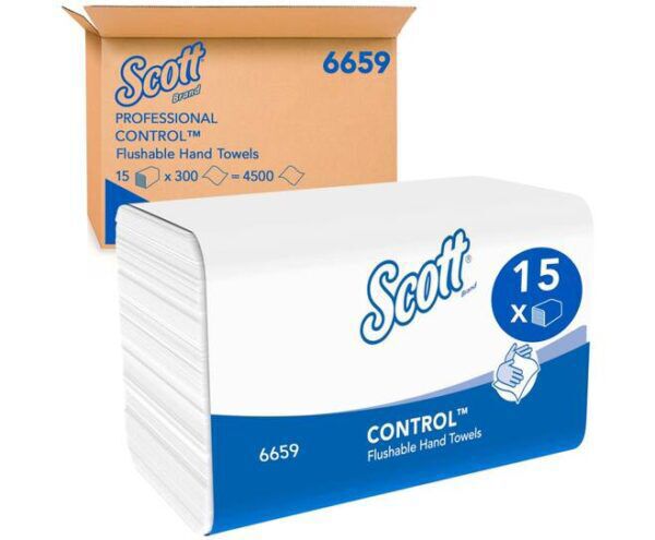 Scott® handdoek Performance Airflex® I-vouw 1-lgs 4.500st/doos - 6659
