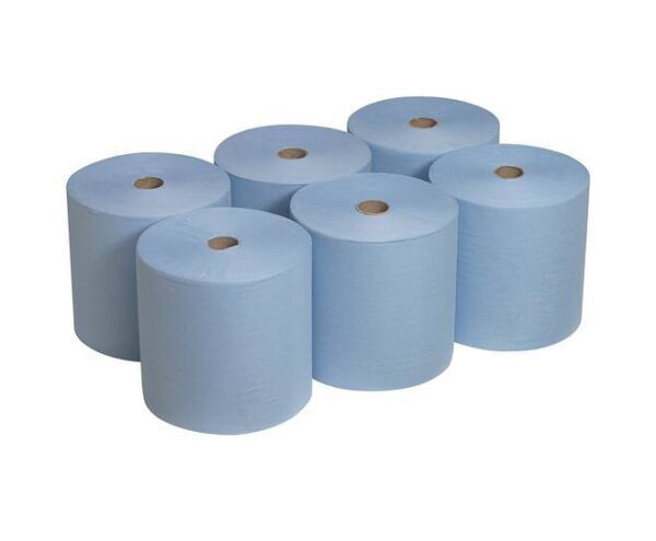 Scott® handdoekrol Airflex® 1-laags blauw 304mtr/20cm -  6668 - Afbeelding 2