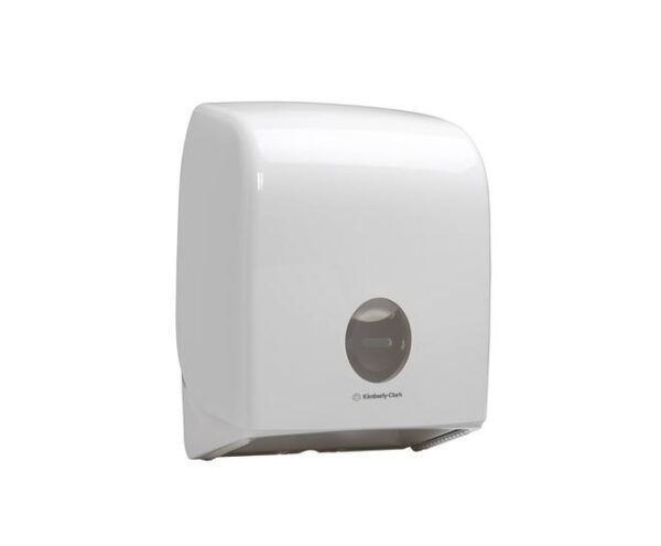 Aquarius® toiletpapier dispenser mini-jumbo wit - 6958 - Afbeelding 2