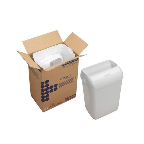 Aquarius® afvalbak kunststof medium wit - 6993 - Afbeelding 3