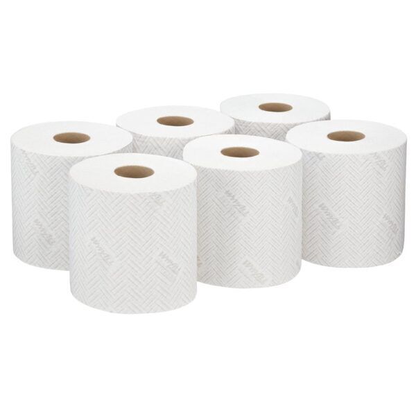 WypAll® poetspapier L10 centerfeed 1-laags wit 800vel/rol 6 rol/pak - 7256 - Afbeelding 2