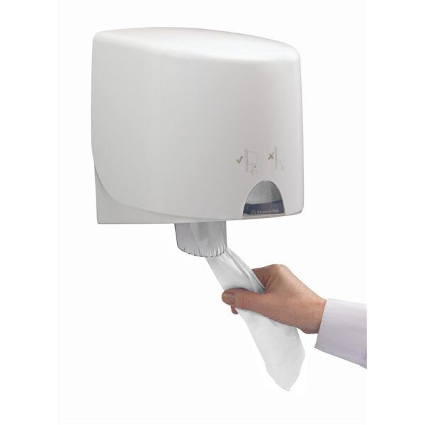 WypAll® poetspapier L10 centerfeed 1-laags wit 800vel/rol 6 rol/pak - 7256 - Afbeelding 4