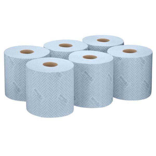 WypAll® poetsdoek L20 Airflex® combirol 2-laags blauw 114m 380doek/rol 6rol/doos - 7302 - Afbeelding 2