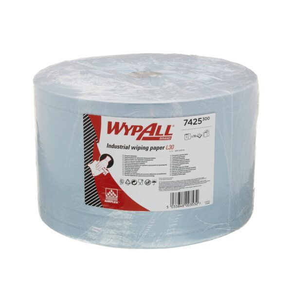 WypAll® poetsdoek L30 Ultra+ 3-laags blauw 285mtr - 7425
