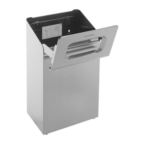 Kimberly-Clark Professional® afvalbak medium rvs - 8975 - Afbeelding 3