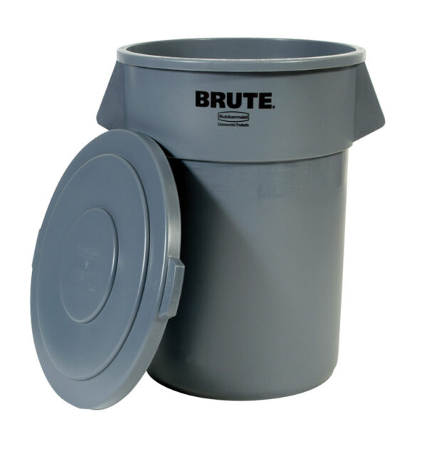 Ronde Brute Container 208,2 liter grijs - VB 002655 - Afbeelding 3