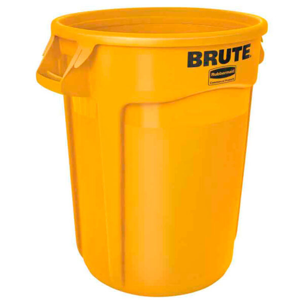 Ronde Brute container 121,1 liter geel - VB 002632