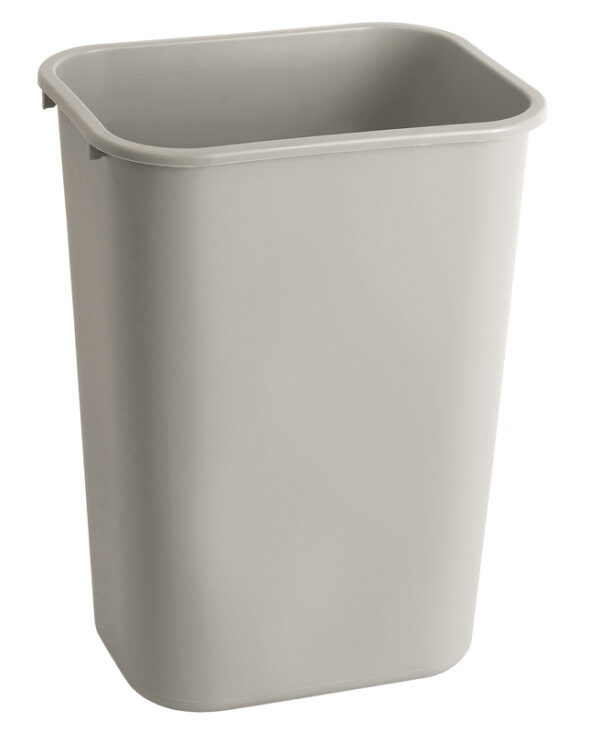 Rechthoekige afvalbak 39 liter grijs - VB 002957