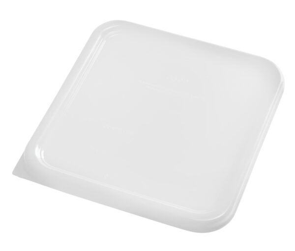 Vierkant deksel small wit - VB 044102