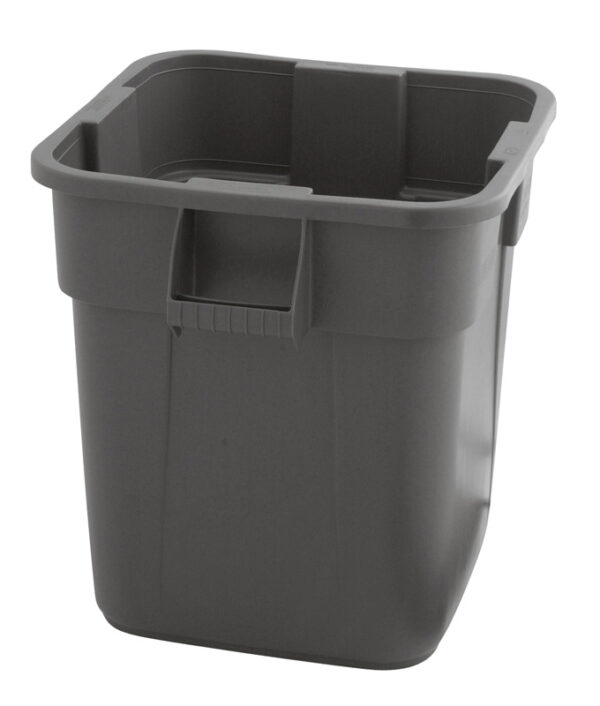 Vierkante Brute container 151,4 liter grijs - VB 003536