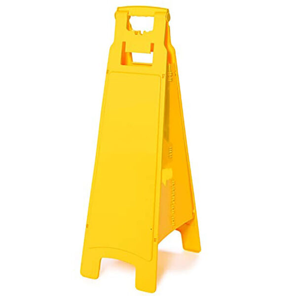 Vierzijdig waarschuwingsbord - blanco geel - VB 124958