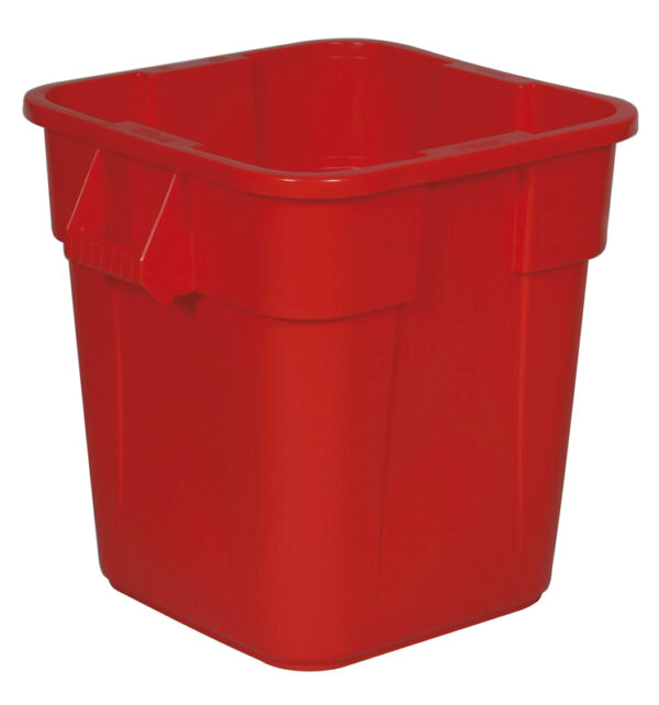 Vierkante Brute container 106 liter rood - VB 003526