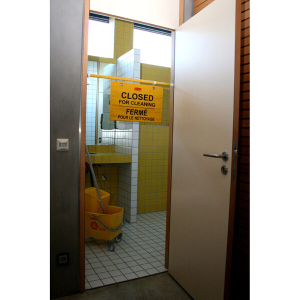 Hangende waarschuwingsvlag geel - VB 166606 - Afbeelding 2